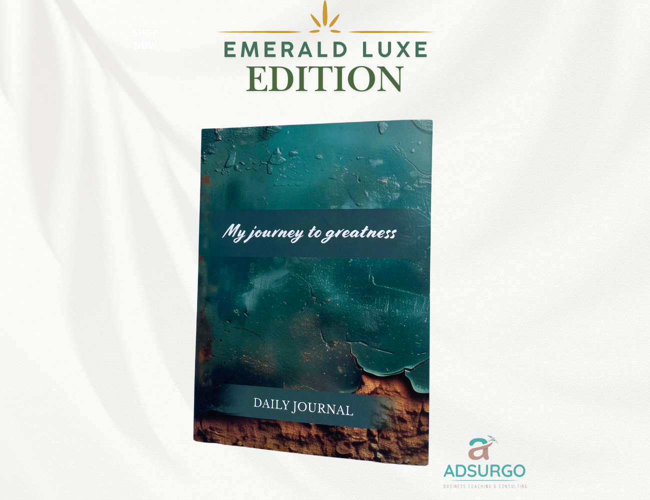 My Journey to Greatness Daily Journal Emerald Luxe Edition - Image 2
