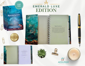 My Journey to Greatness Daily Journal Emerald Luxe Edition